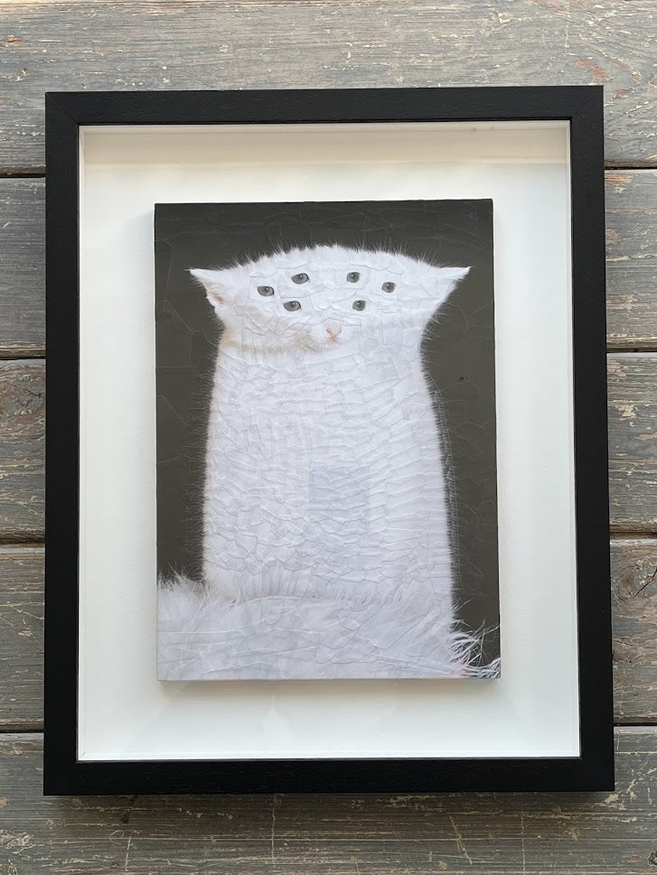 Lola Dupré - Bricks (Framed Original Collage)