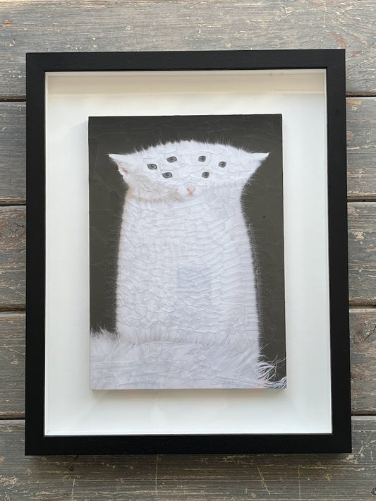 Lola Dupré - Bricks (Framed Original Collage)