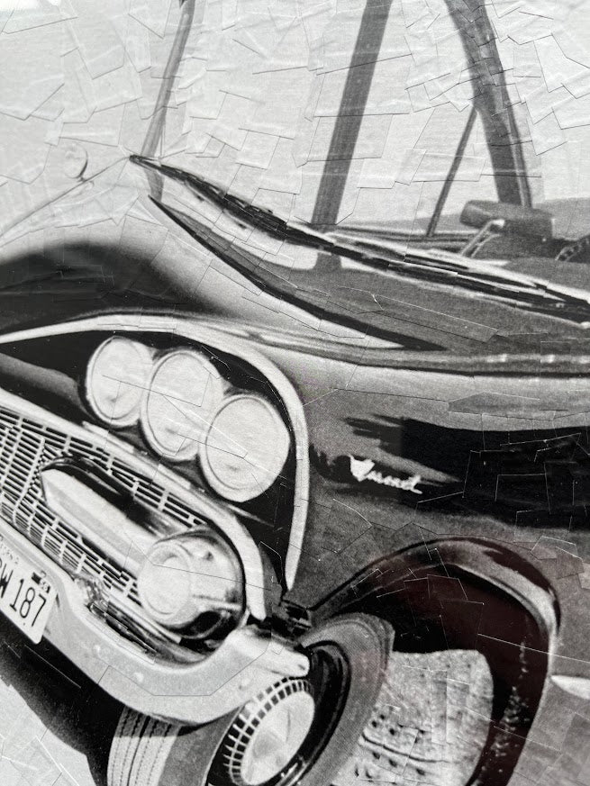 Lola Dupré - Dodge 2 (Framed Original Collage)