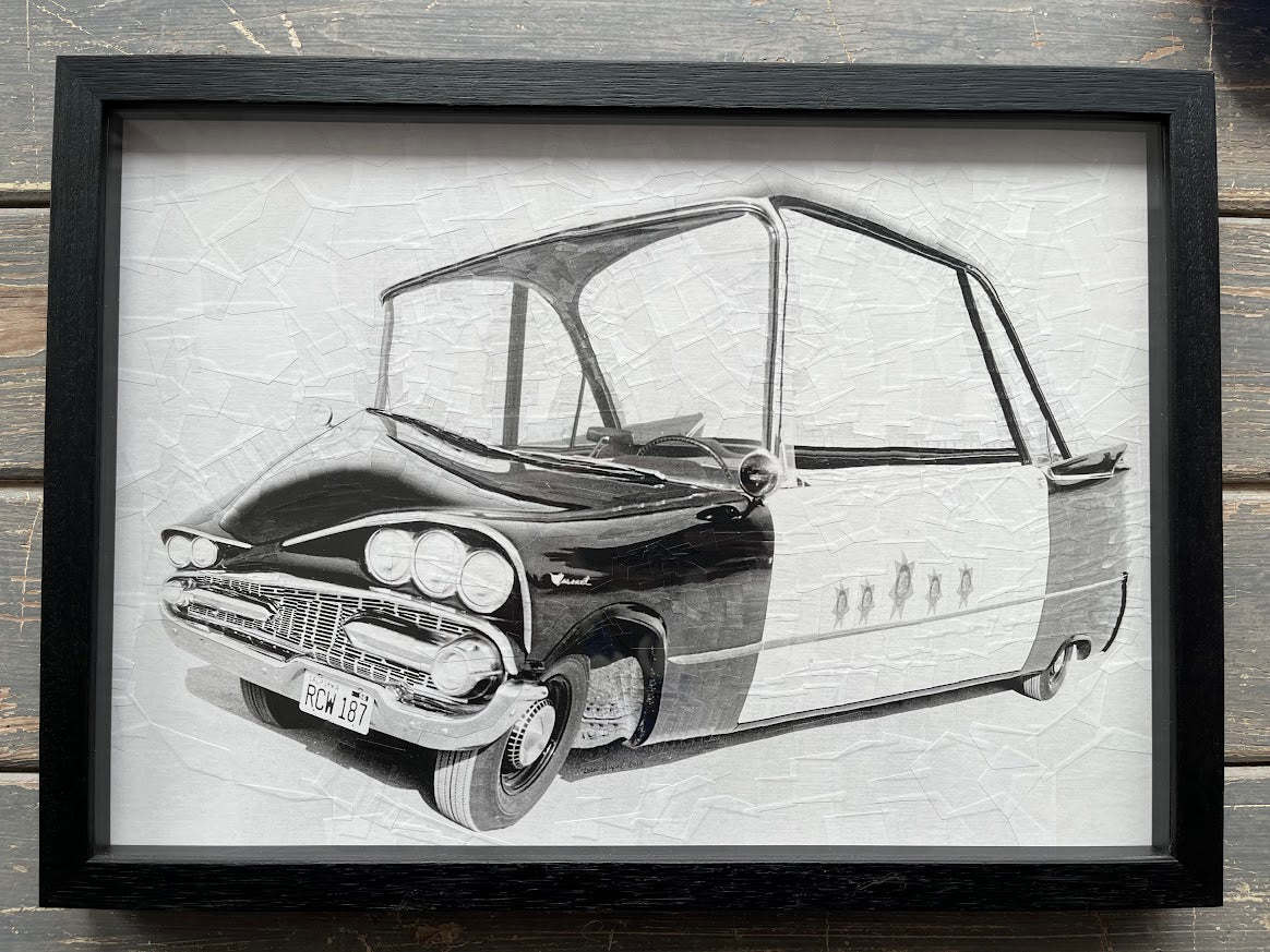 Lola Dupré - Dodge 2 (Framed Original Collage)