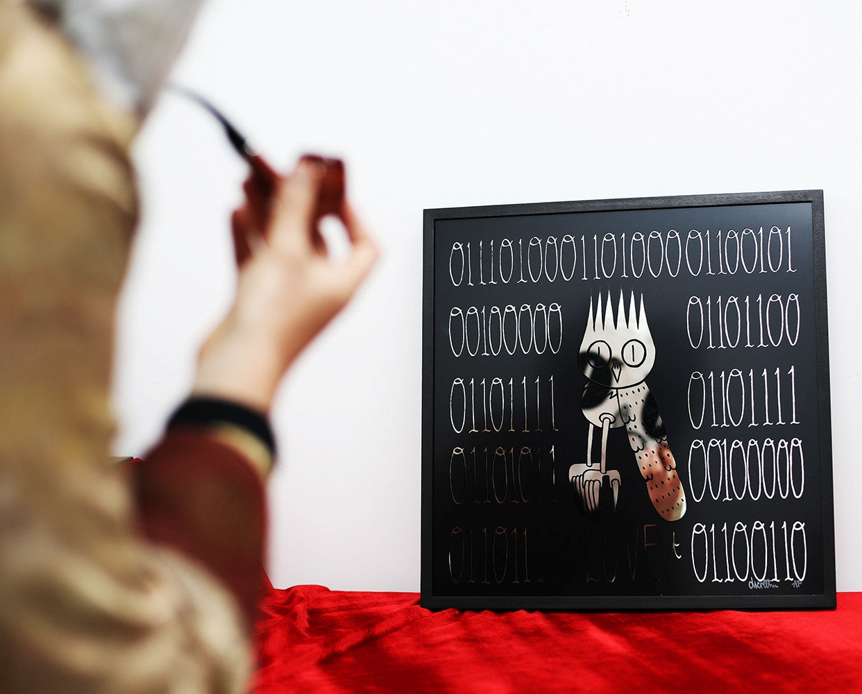 Dscreet - The Look Of Love Print - Screenprint on Mirror