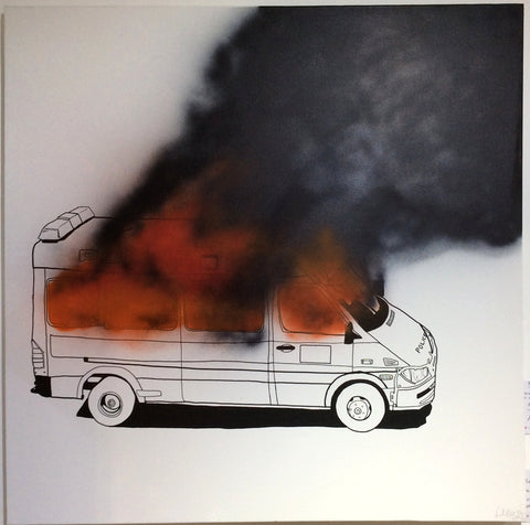Lush - Graffiti Melbourne Australia - Original Signed Dismaland Painting Canvas