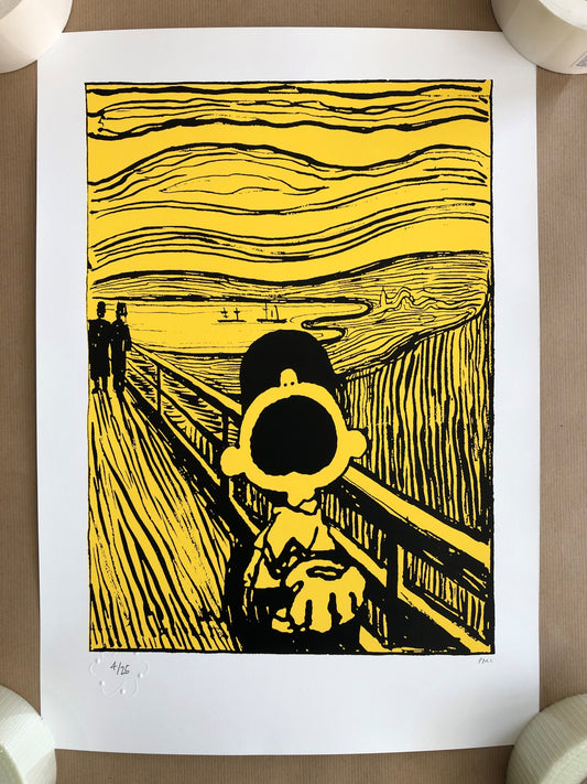 Mandy Doubt - Charlie Brown Scream (Yellow)