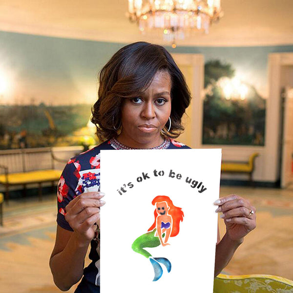 Listen04 - It's OK To Be Ugly (Screenprint)