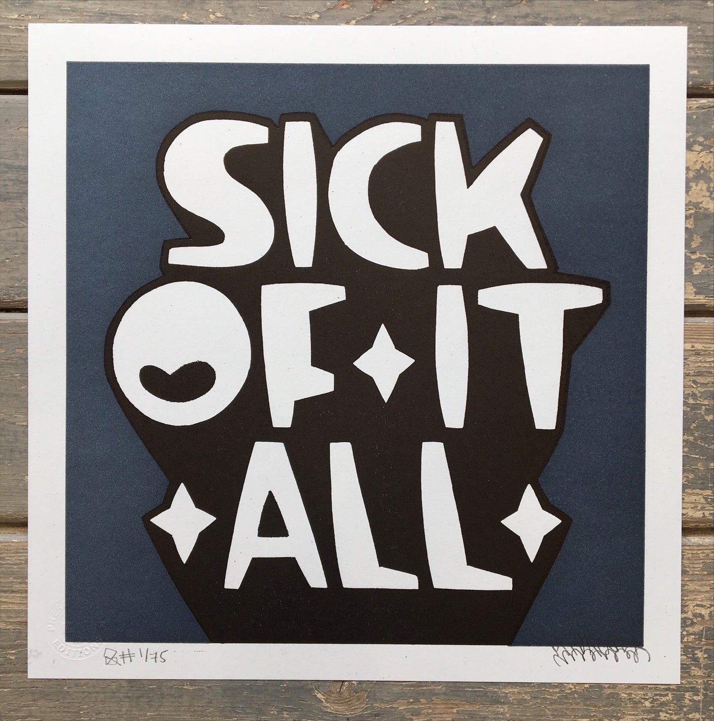 Kid Acne - Sick Of It All (Grey)