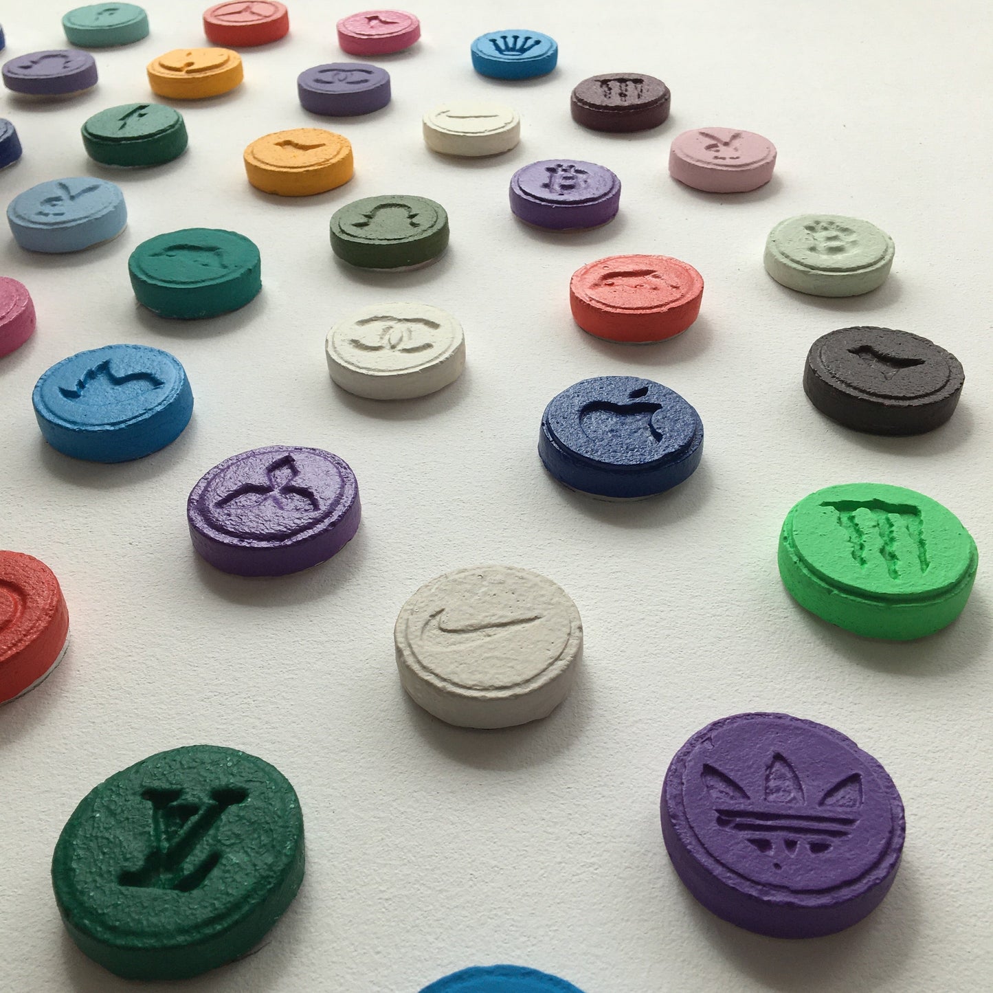 Dean Zeus Colman - 61 Pills (Hirst Edition) (Framed)