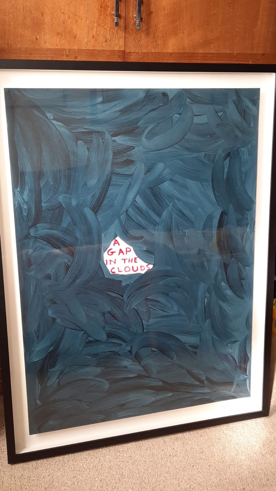 David Shrigley - Gap In The Clouds (Framed)