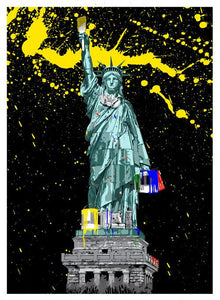 Mr Brainwash Liberty screen print signed artist proof