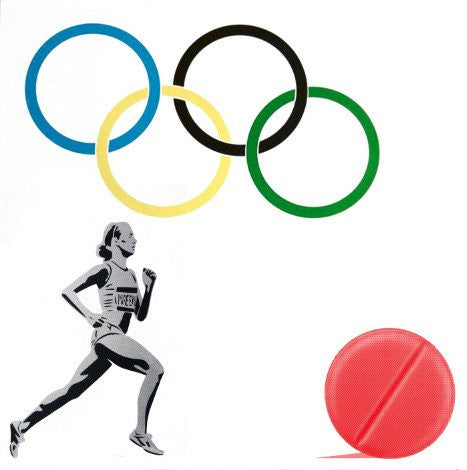 Pure Evil - New Logo For The Olympic Doping Team Signed Print