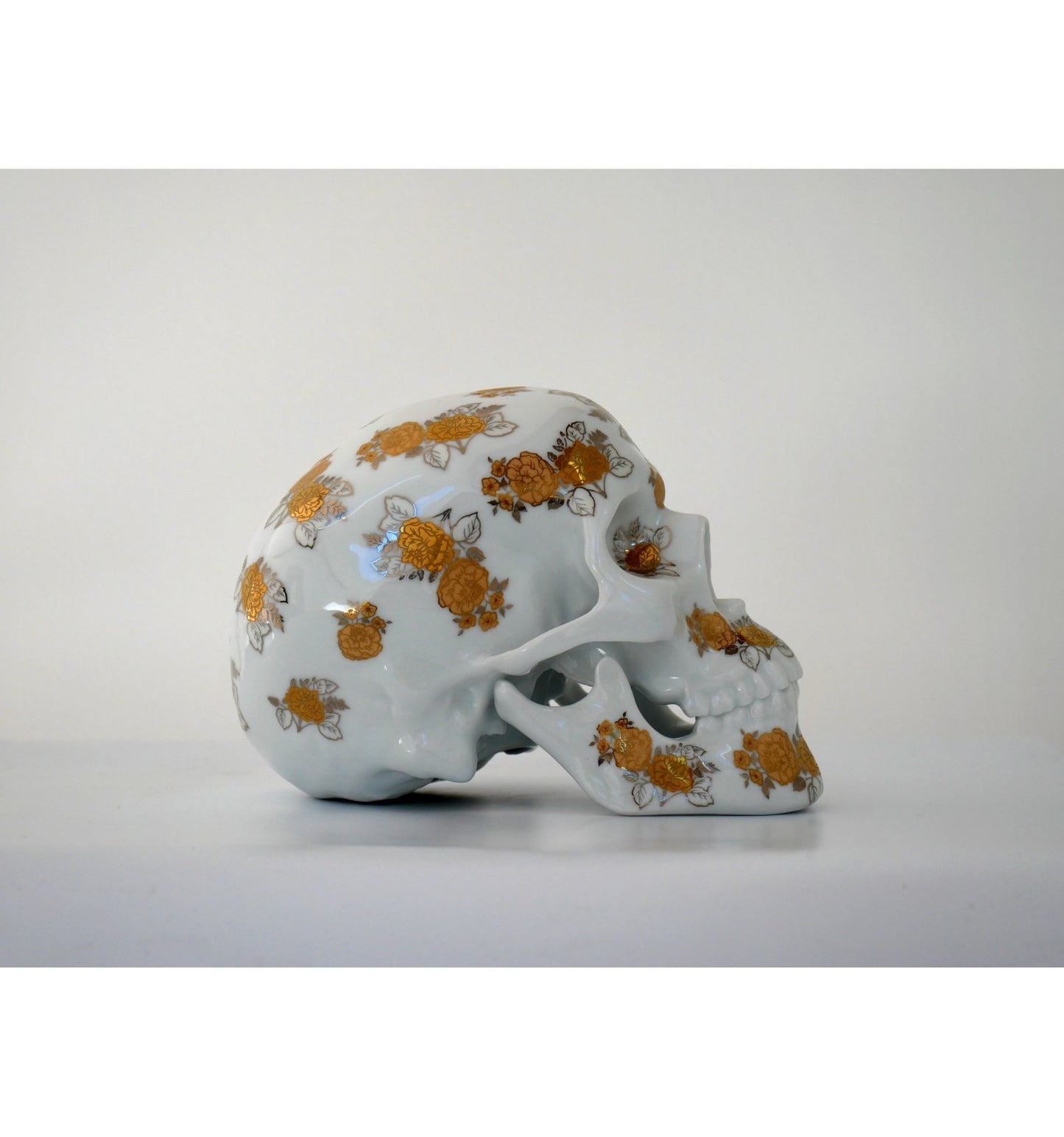 NOON - Skull Gold Flowers