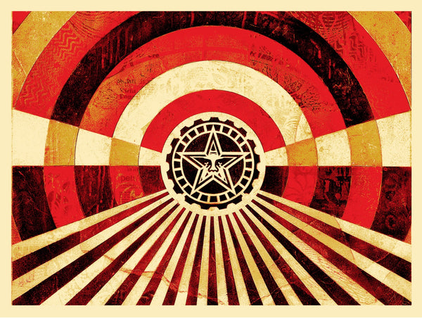 Shepard Fairey - Tunnel Vision (Gold)