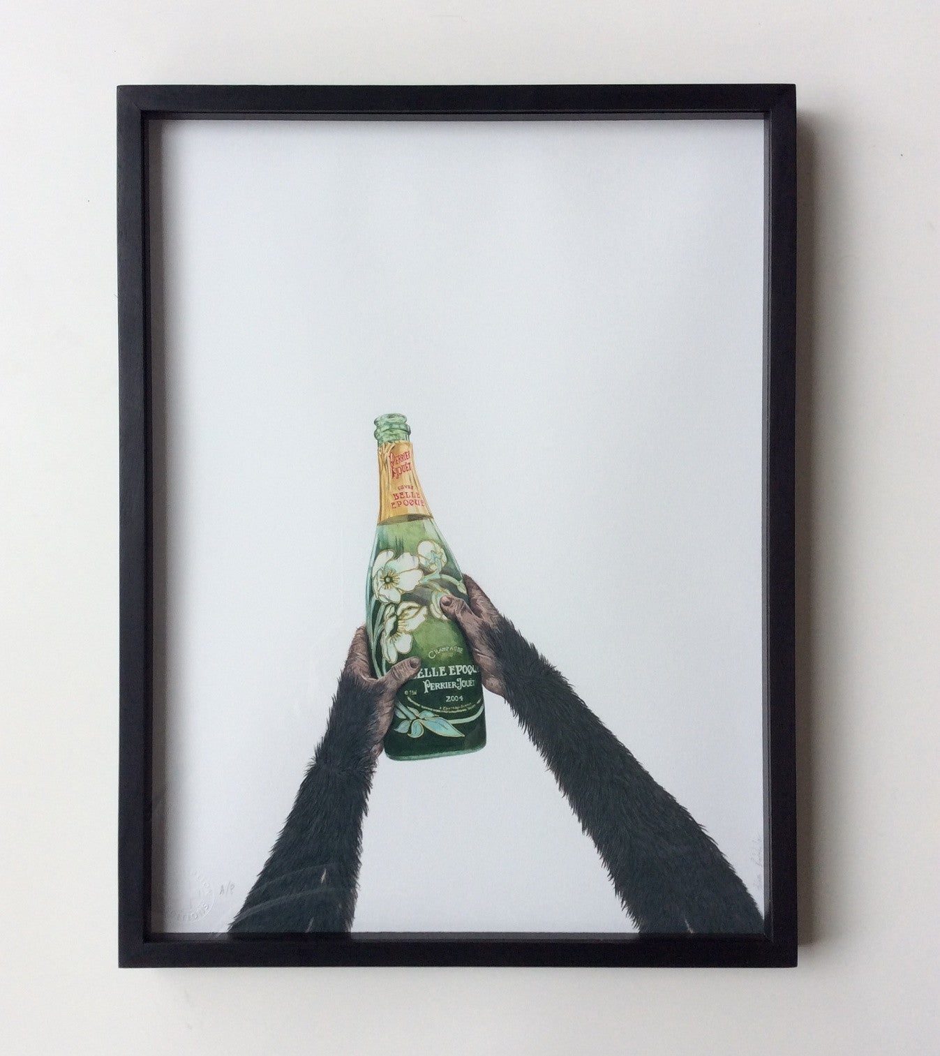 Adam Batchelor - Left Bank Ape - Bonobo Signed Print