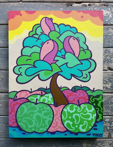 Pinky Vision - Apple Tree (Original Canvas)