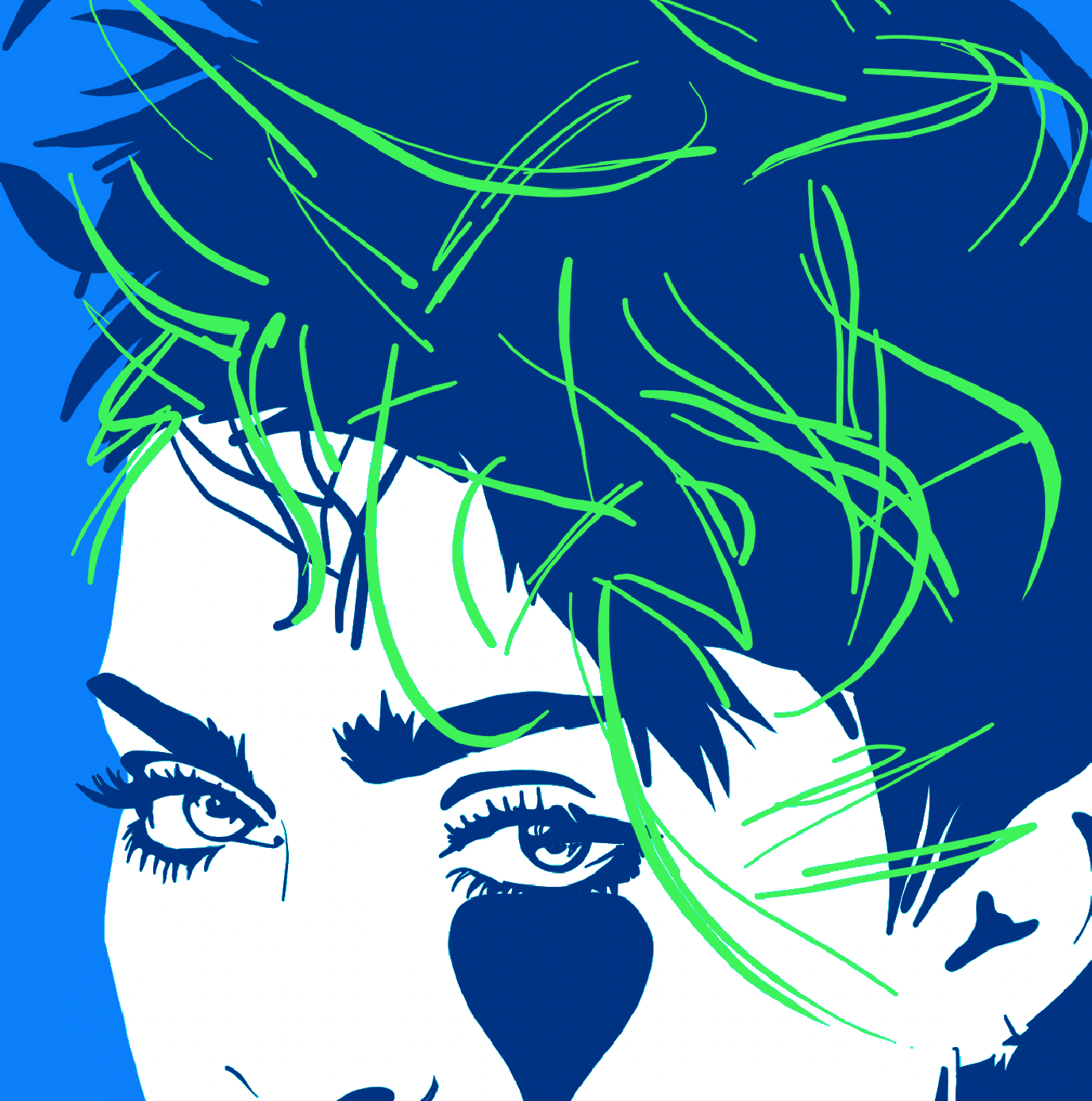 Pure Evil - Lucky Star - Madonna (Blue)