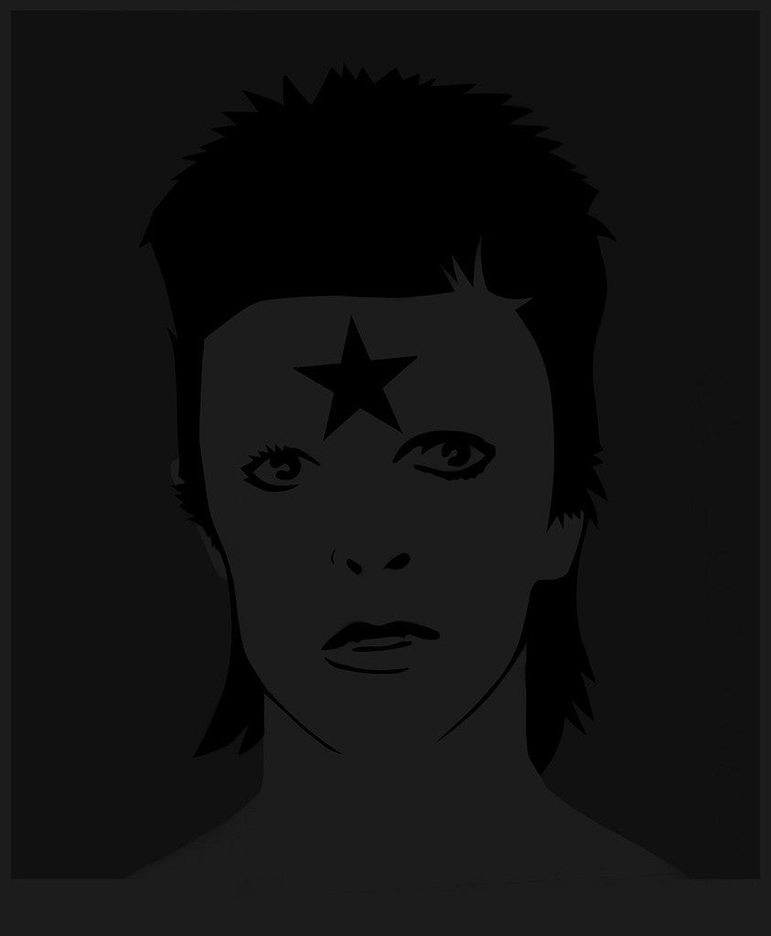 Pure Evil - A Lad Insane (Black On Black) - David Bowie Blue Print