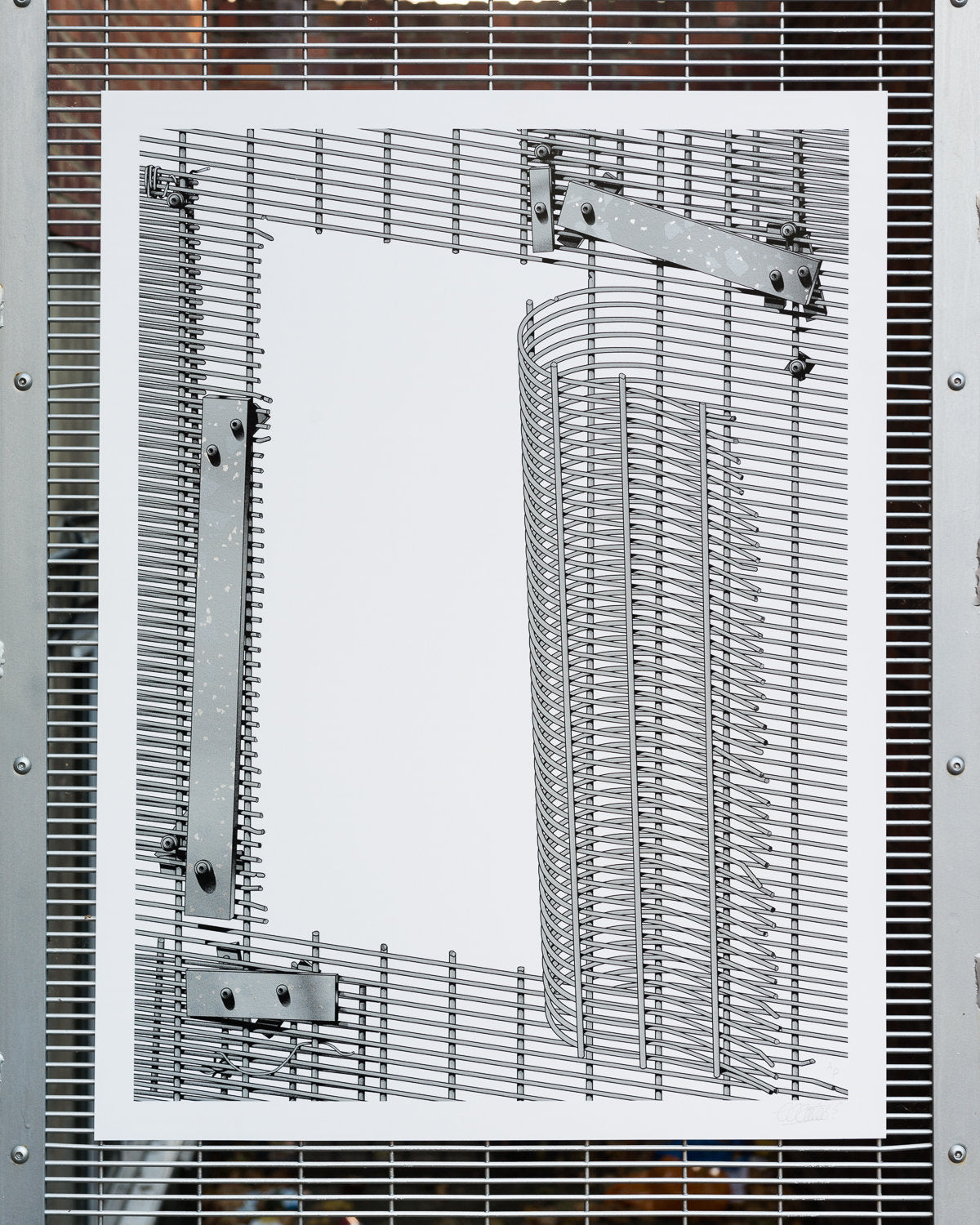 ROIDS / Will Gates - Don't Fence Me Out Signed Screenprint