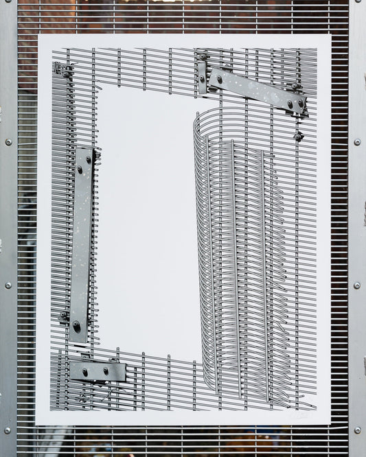 ROIDS / Will Gates - Don't Fence Me Out Signed Screenprint