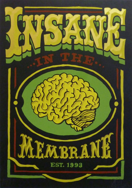 RYCA (Ryan Callanan) - Insane In The Membrane - Signed Screenprint