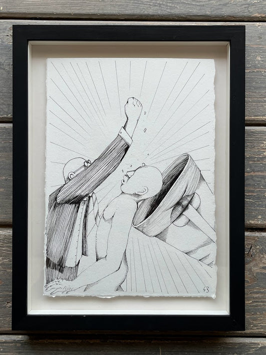 Run (Giacomo Bufarini) - Untitled Drawing #1