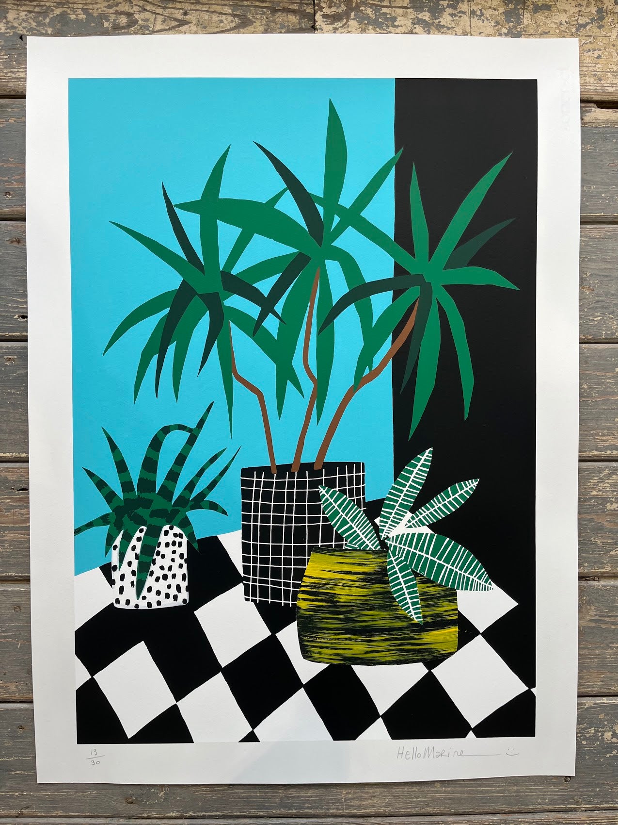 HelloMarine - Salade (Hand-Finished Screenprint)