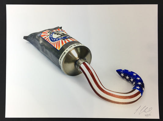 Simon Shepherd - Tube - Signed Print Brighton Ceramic Sculpture