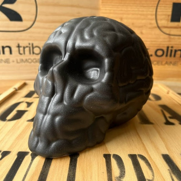 Emilio Garcia - Skull Brain (Black Porcelain)