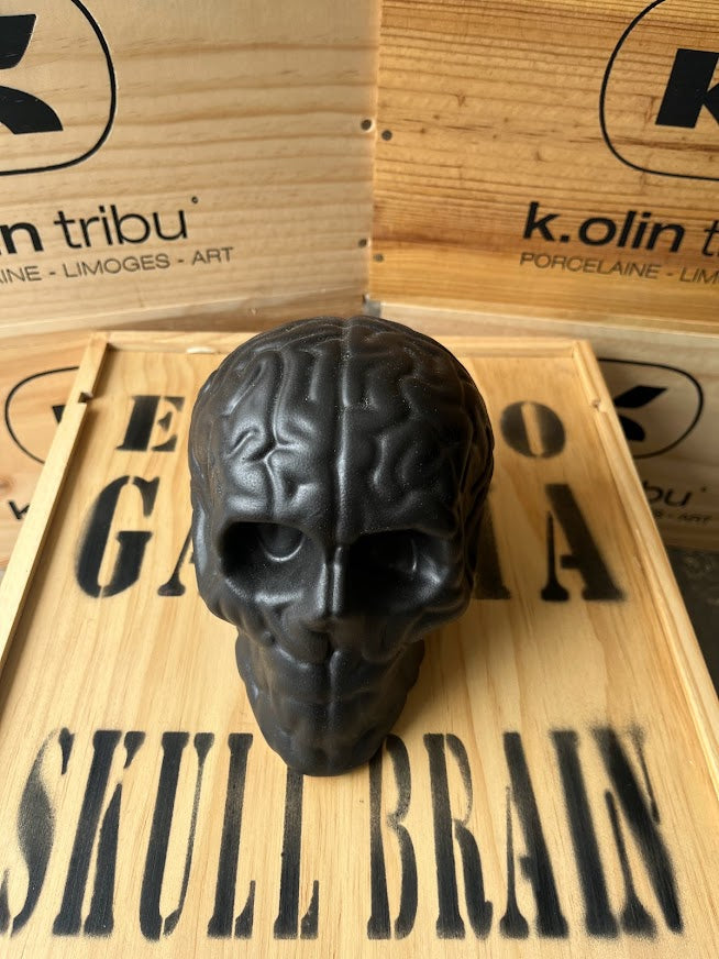 Emilio Garcia - Skull Brain (Black Porcelain)