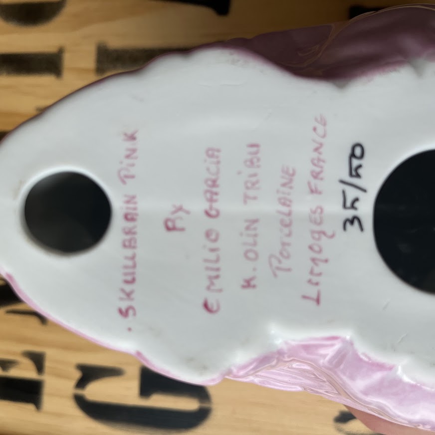 Emilio Garcia - Skull Brain (Pink Porcelain)