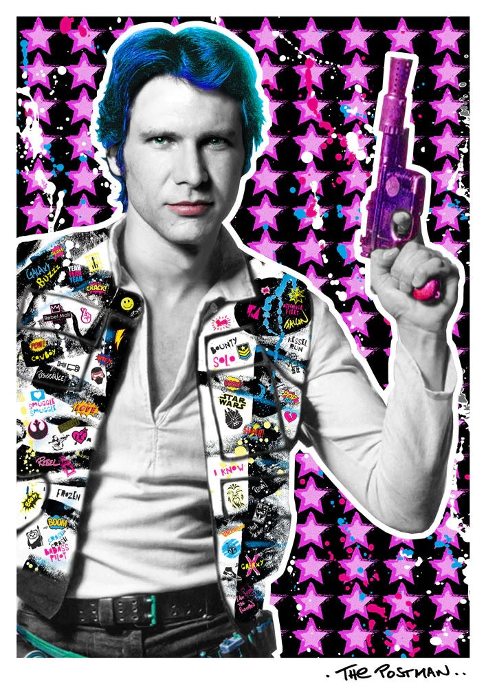 The Postman -  Han Solo (A3 Hand-Finished Print)