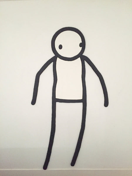 Stik - Original Sculpture - Rare Original Signed Stik Street Art Canvas