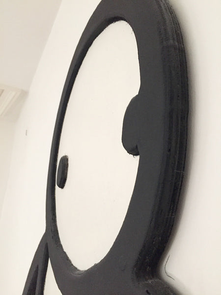 Stik - Original Sculpture - Rare Original Signed Stik Street Art Canvas