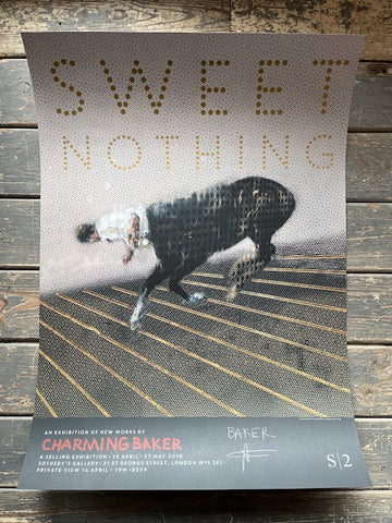 Charming Baker - Sweet Nothing Poster Signed  (Gold)