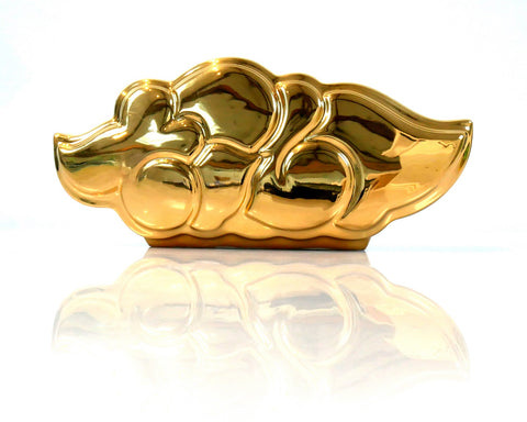 Tilt - Gold Flop - Ceramic Graffiti Tag