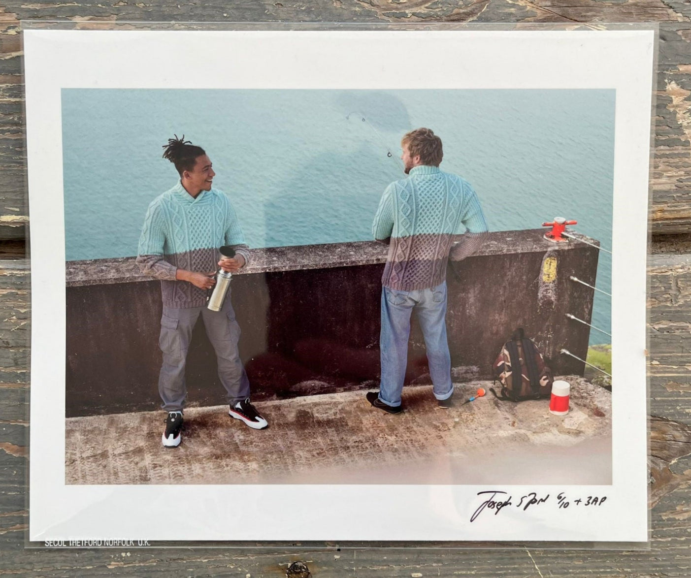 Joseph Ford - Signed Invisible Jumpers Book (With Signed 'Tom & Dre Marina Fishing' Print)