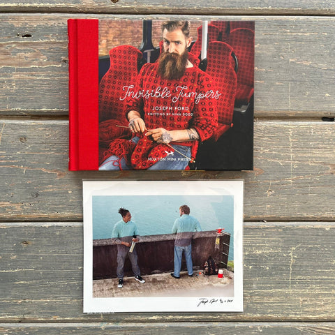 Joseph Ford - Signed Invisible Jumpers Book (With Signed 'Tom & Dre Marina Fishing' Print)