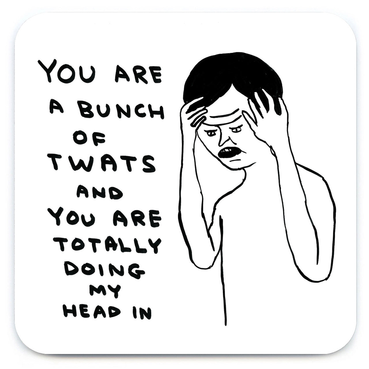 David Shrigley - Coasters (View For Choices!)