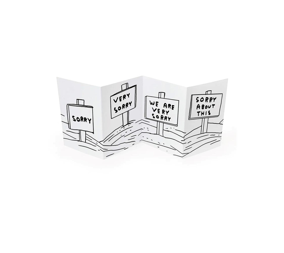 David Shrigley - Concertina Cards (Variety Available)