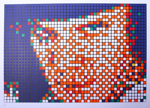 Invader - Rubik Kubrik I - Alex - Signed Screenprint