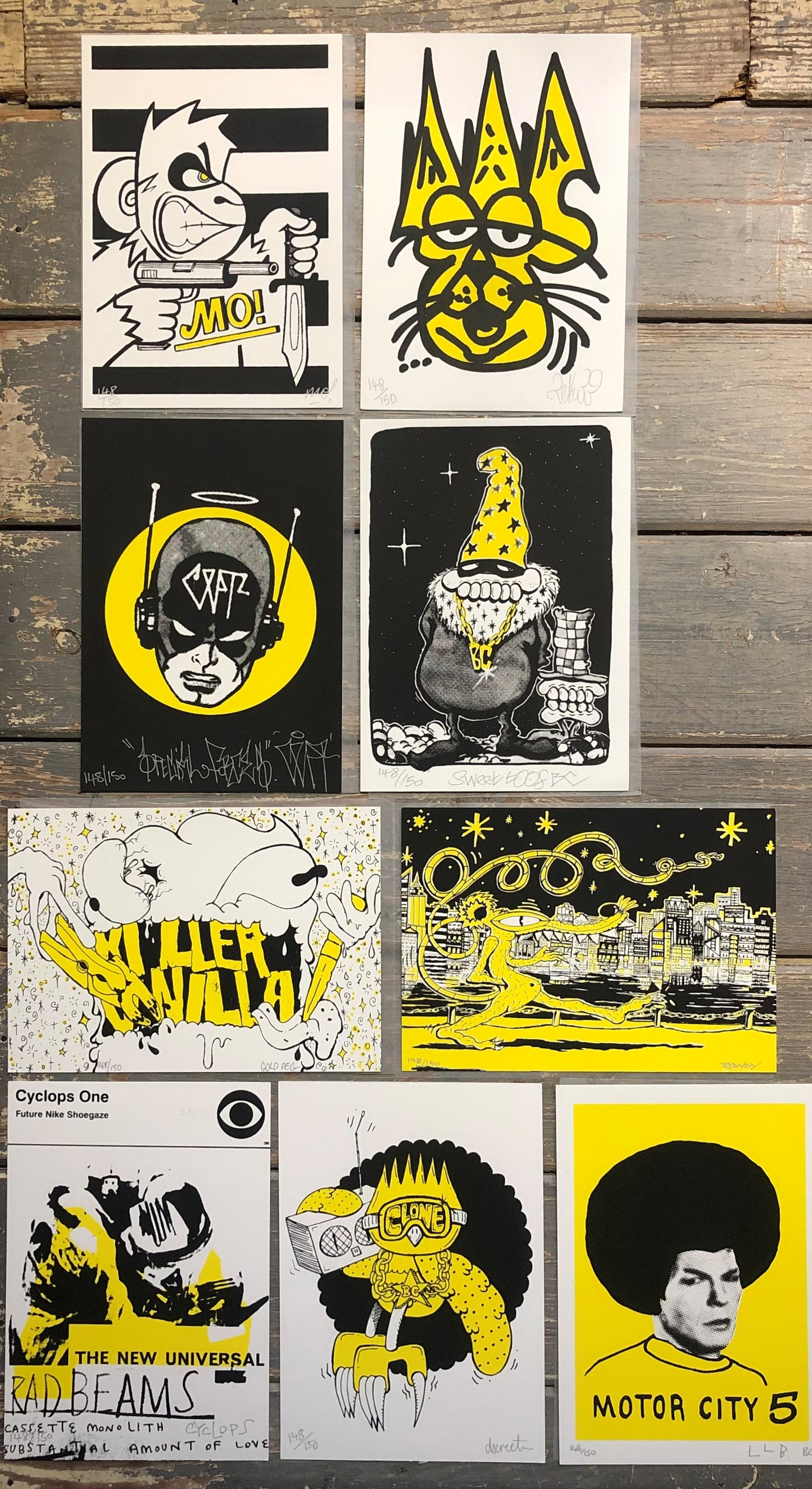 Burning Candy - Box Set - Dots (9 Signed Prints)