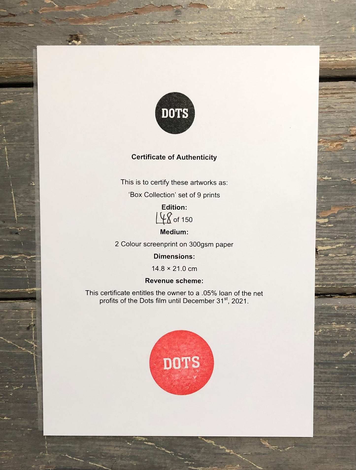 Burning Candy - Box Set - Dots (9 Signed Prints)