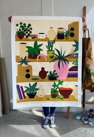 HelloMarine - Big Shelf VI (Original Canvas)