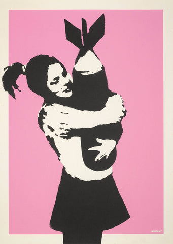Banksy - Bomb Hugger Screenprint (Unsigned)