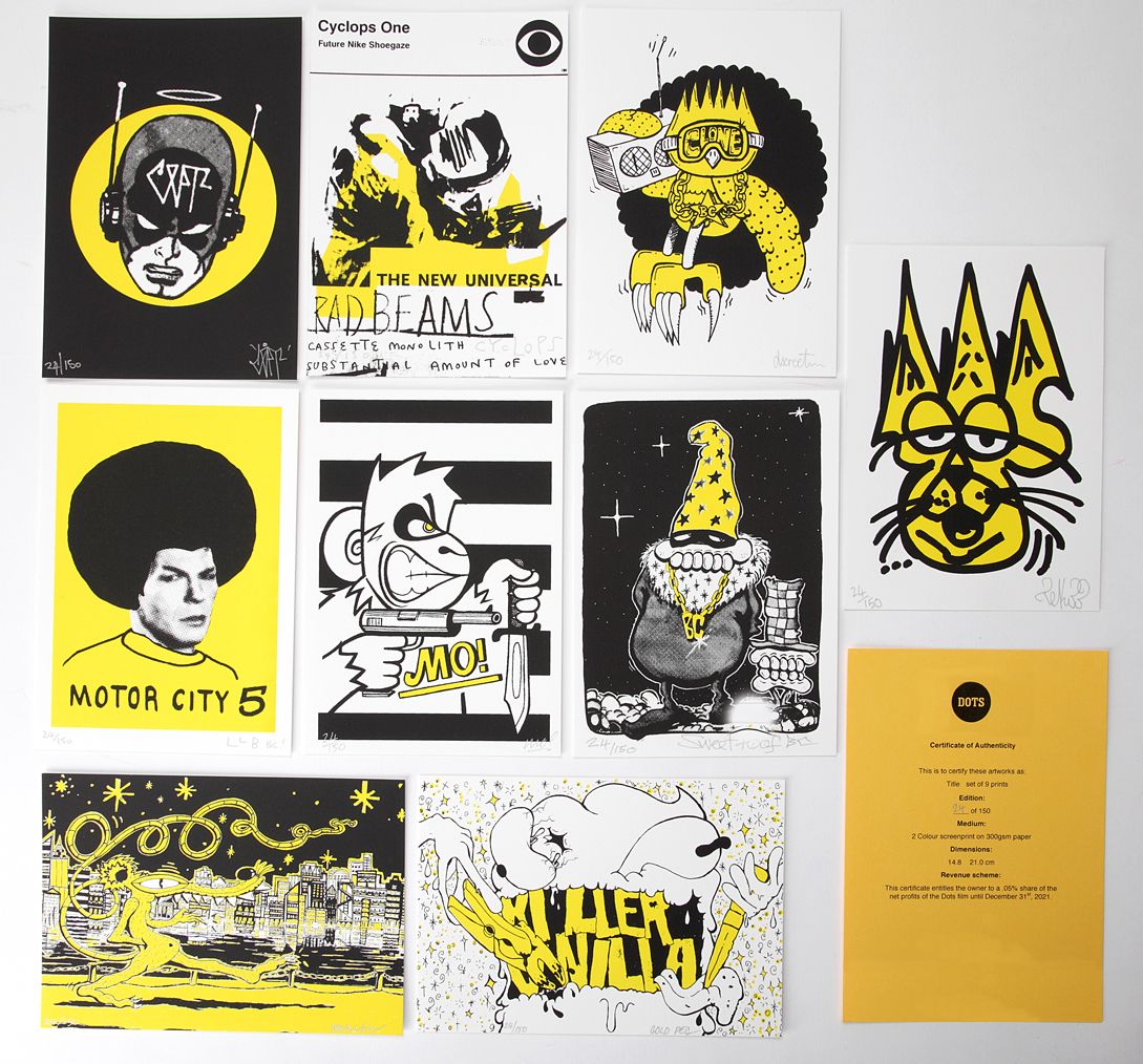 Burning Candy - Box Set - Dots (9 Signed Prints)