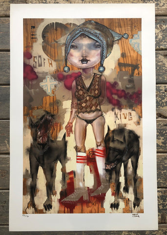 David Choe - Sofa King  - Signed Limited Edition Print - Outer Edge 2007