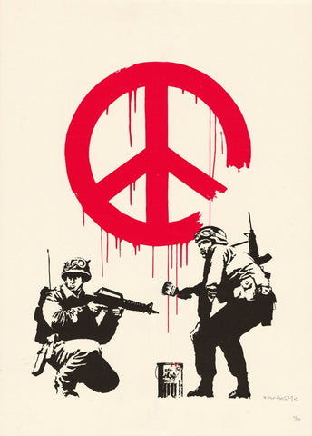 Banksy - CND Soldiers - Unsigned Print / Screenprint from Pictures On Walls