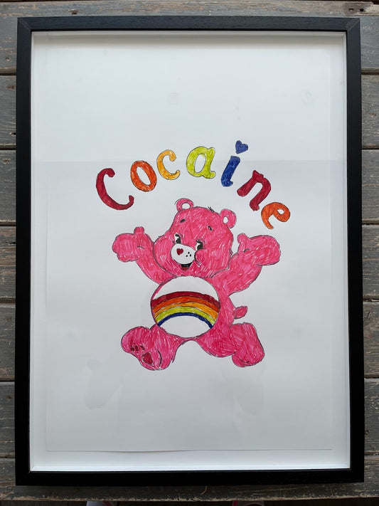 Listen04 - Cocaine (Framed Original)