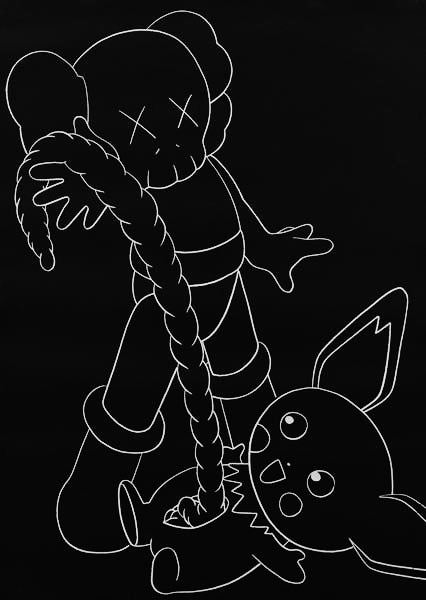 Kaws - Signed Elms Lesters Screenprint from 2002