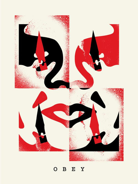 Shepard Fairey - Cut It Up (Red)