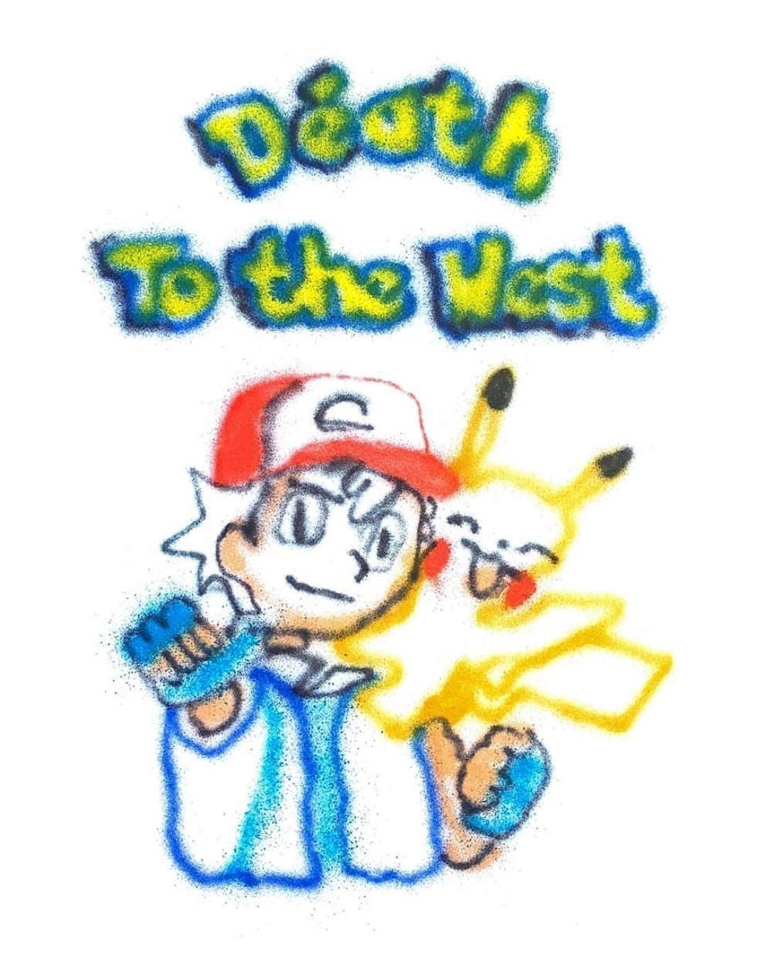 Listen04 - Death To The West (Framed Original)