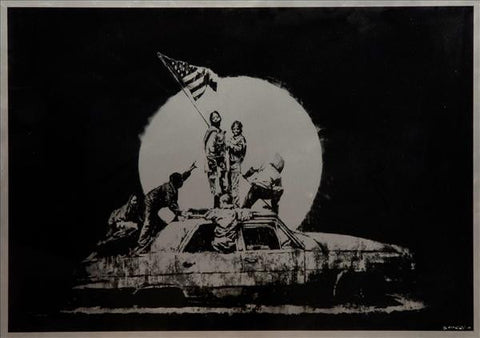 Banksy - Flag / Flags Print Screenprint